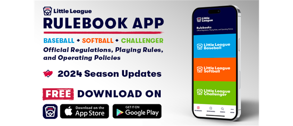 Download the Little League Rule Book App